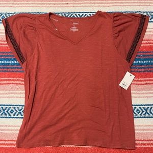 Women’s Sonoma red top, size XL, brand new with tags